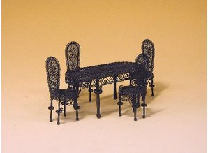 Euromini's EM3372 Tafel met 4 stoelen