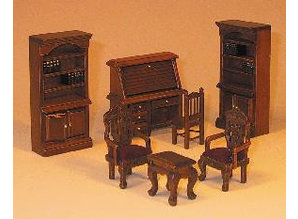 Euromini's EM9953/H Studeerkamer 7-delig 1:24