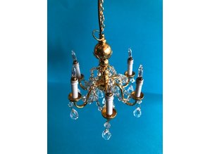 Euromini's Kristallen kroonluchter 6-armig