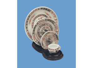 HuaMei Collection Standaard met 3 borden en kopje