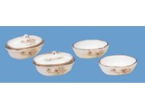 HuaMei Collection Schalen- en dekschalen set, 6-delig