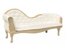 Euromini's Chaise longue, blankhout