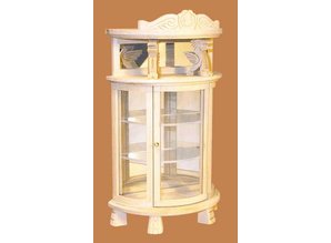 Euromini's Victoriaanse vitrine, blankhout