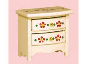 Euromini's Nachtkastje, crème