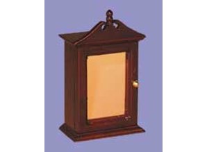 Euromini's Medicijnkastje, mahonie