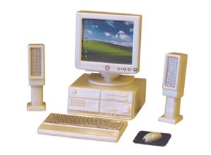 Euromini's Computerset, 6-delig, crème