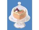 Euromini's Taartschotel met deksel en taartje