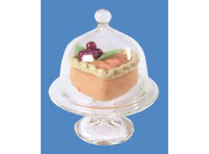 Euromini's Taartschotel met deksel en taartje