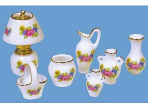 Euromini's Vazen, mandje en lamp, 7-delig