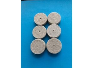 Euromini's EM8830 Polijstschijven Groot, 6 stuks