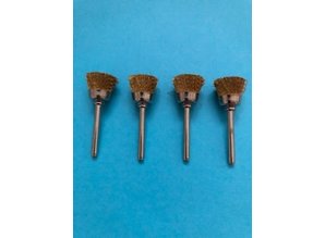 Euromini's EM8818 Messing Komborstel, 4 stuks