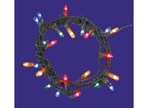 Euromini's Kerstverlichting 24 lampjes gekleurd micro 2mm, zonder stekker