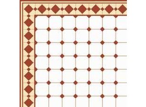 Euromini's Old Tiles, Brown & White