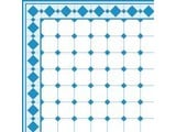 Euromini's Old Tiles, Light blue & White