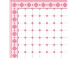Euromini's Old Tiles, Pink & White