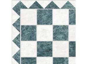 Euromini's Marble Tiles, Green & White