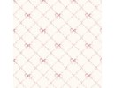 Euromini's Butterflytie, pink on ivory