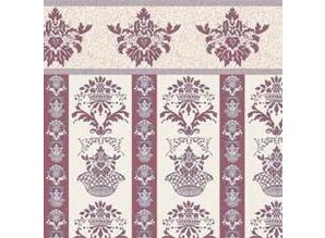 Euromini's Majestic, burgundy on ivory