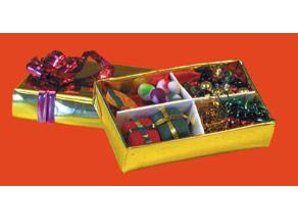 Euromini's Doosje met kerstartikelen