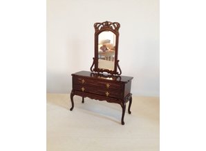 AM028 kaptafel, mahonie AFM: 10x4x16 cm